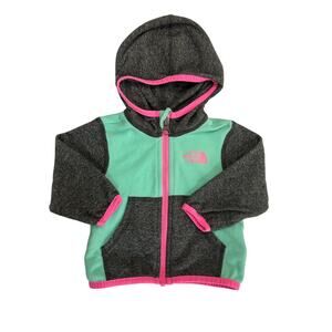The North Face baby glacier full-zip fleece hoodie 3-6m